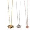Custom Personalized Initial Engraved Disc Pendant Necklace, Customizable Letter Charm Necklace for Family & Best Friend