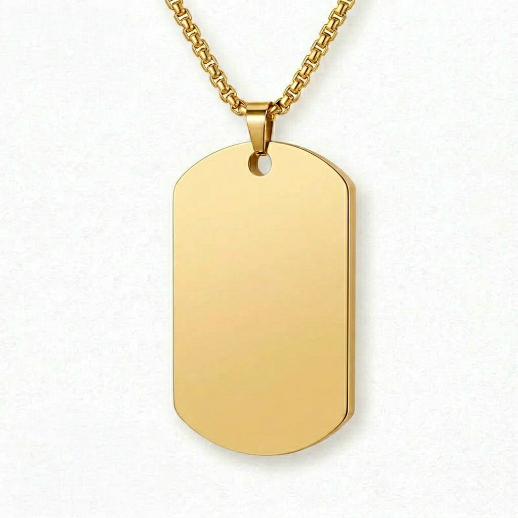 Custom Photo Engraved Pendant Necklace, Personalized Memorial Gift for Him/Her