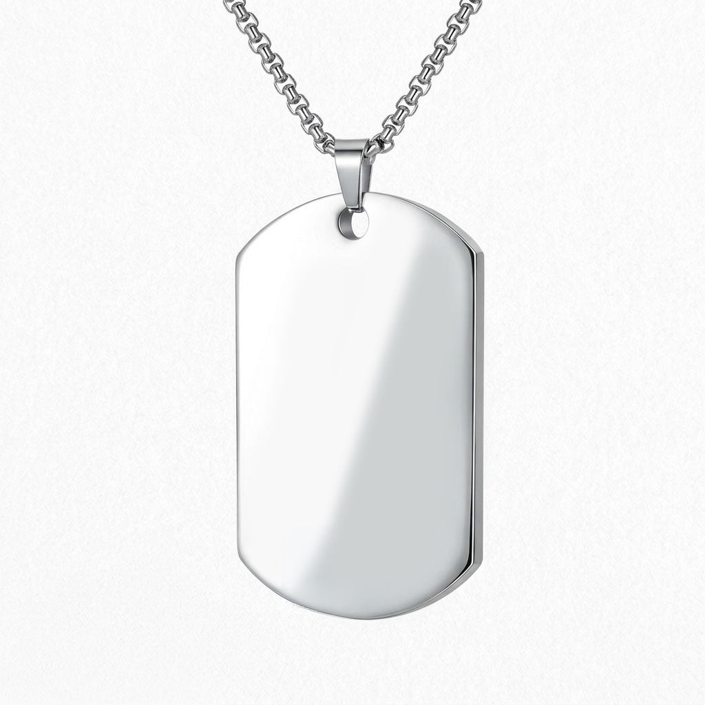 Custom Photo Engraved Pendant Necklace, Personalized Memorial Gift for Him/Her