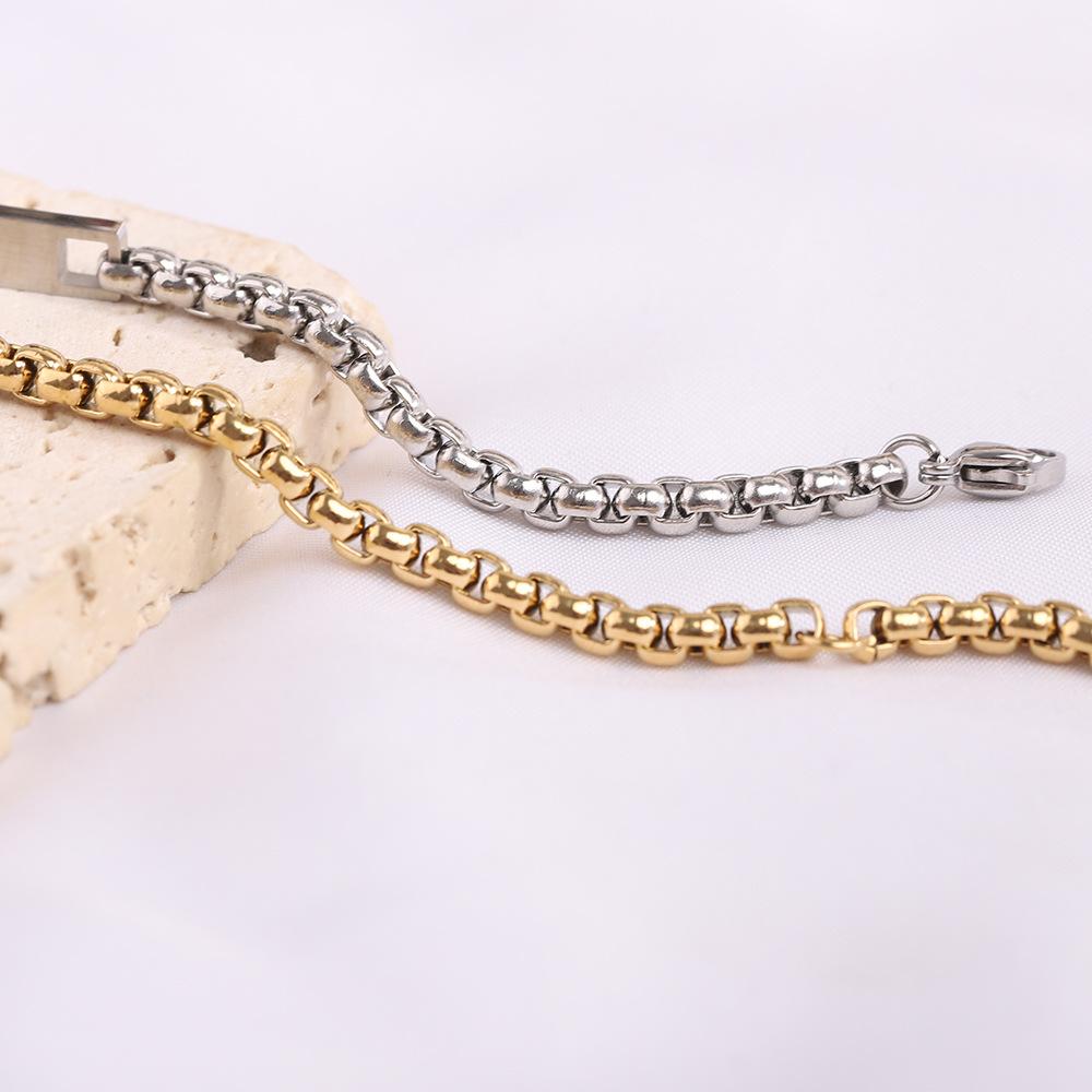 Custom Bar Bracelet & Anklet, Personalized Laser Engraved Name Jewelry for Friends, Couples & Family