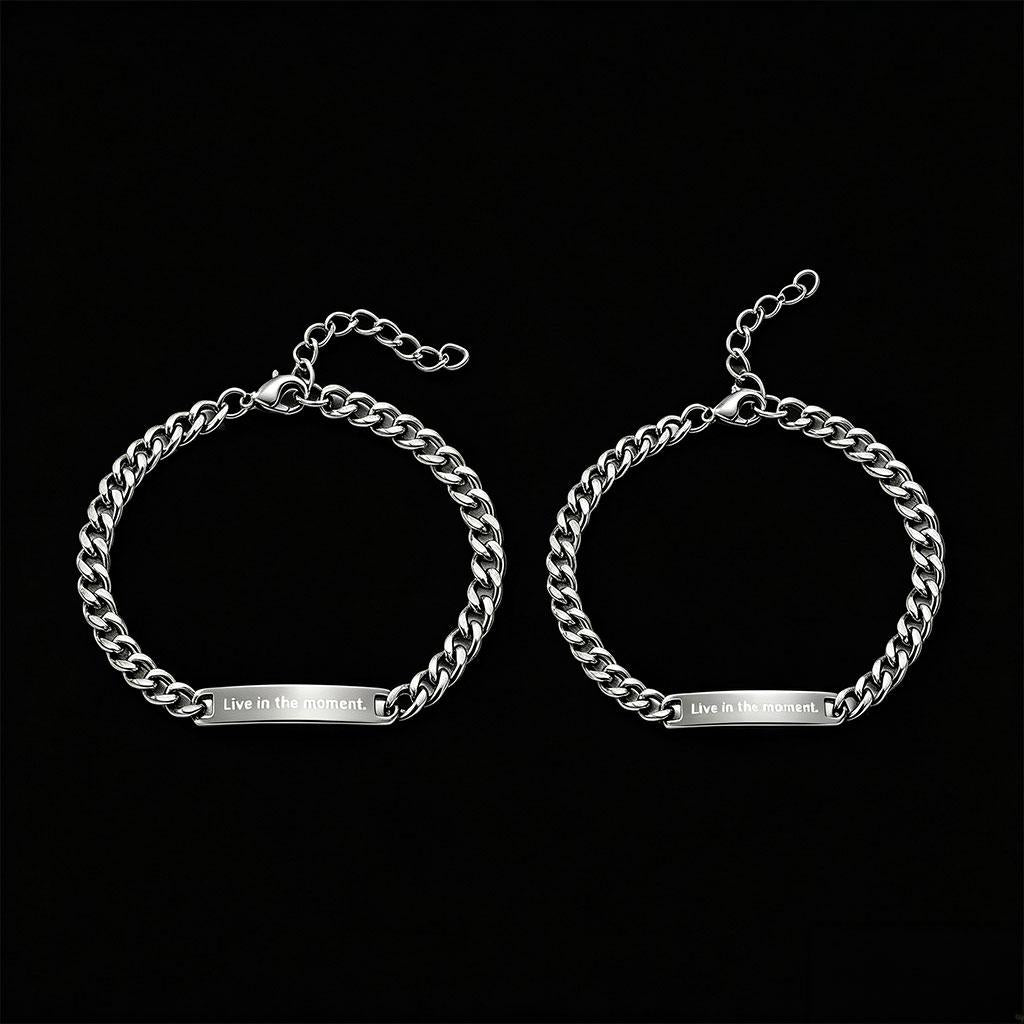 Custom Engraved Cuban Link Bracelet